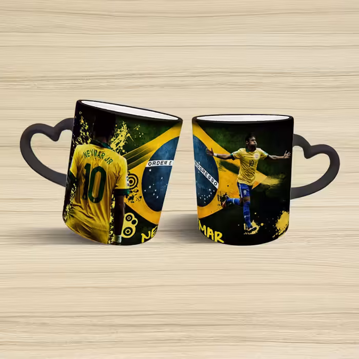 ماگ حرارتی مدل دسته قلبی طرح نیمار کد 87