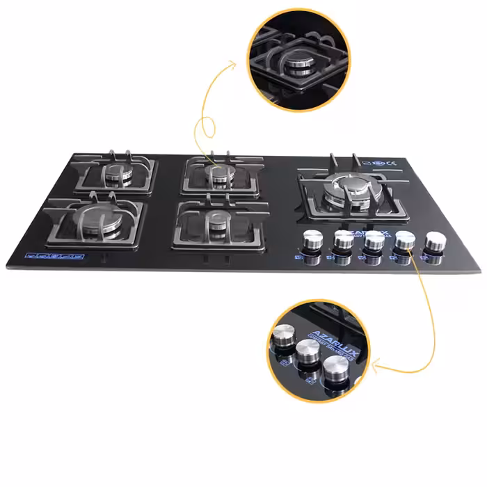 اجاق گاز صفحه ای آذرلوکس مدل G05NL-S2B