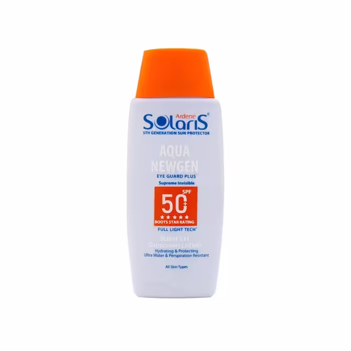 لوسیون آبی ضد آفتاب فاقد چربی SPF50 آکوا نیوژن سولاریس آردن 100 میلی لیتر