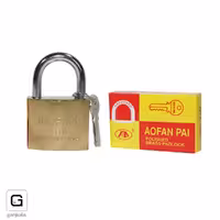 قفل آویز طلایی آوفون سایز 50