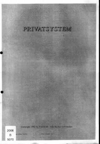 خرید و دانلود نسخه کامل کتاب Privatsystem