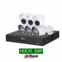 پکیج 6 دوربین مداربسته داهوا 2 مگاپیکسل میان رده