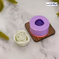 قالب سیلیکونی گل رز باز قطر 6 سانت