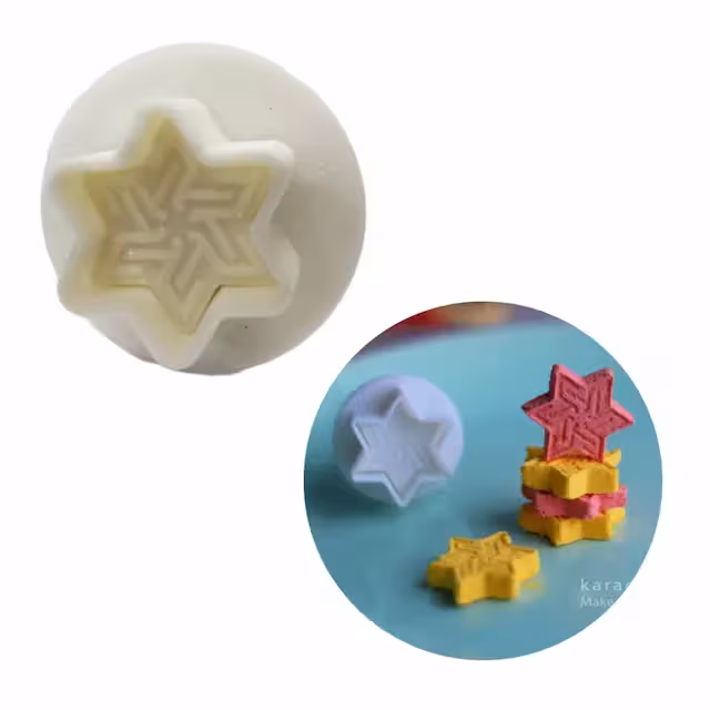 کاتر فشاری قند طرح ستاره طرح دار