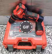 دریل پیچ گوشتی چکشی شارژی 24 ولت سه نظام فلزی 13 طرح میلواکی مدل M24