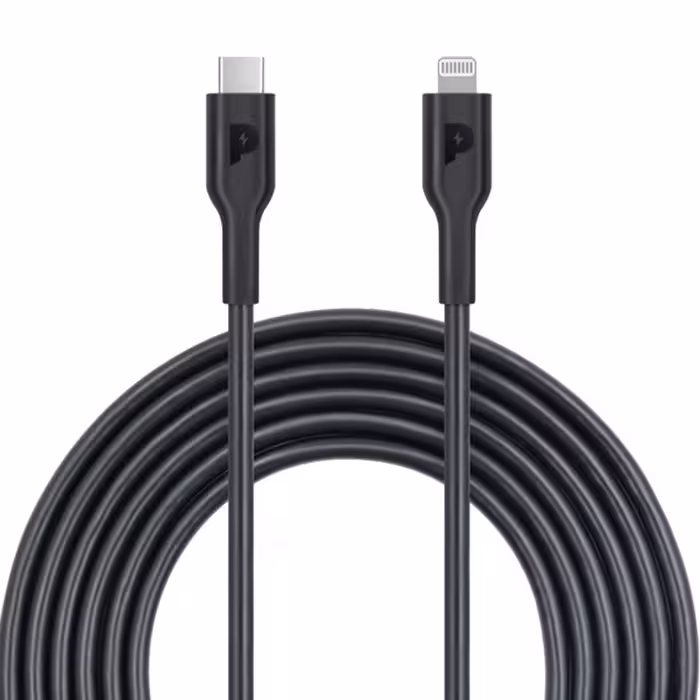 کابل تبدیل USB-C به لایتنینگ پاورولوژی مدل PWCTL1M MFI طول 1.2 متر
