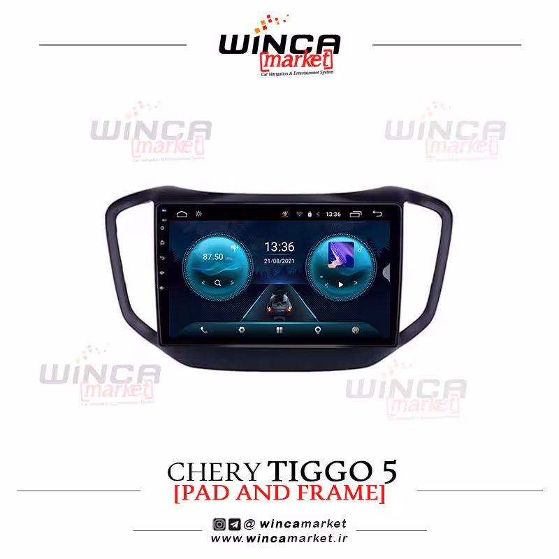 مانیتور فابریک اندروید چری تیگو 5 سری اس S400 پلاس وینکا WINCA مدل RS856