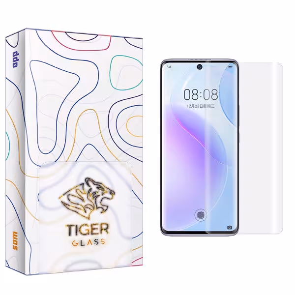 محافظ صفحه نمایش تایگر گلس مدل SAM UV مناسب برای گوشی موبایل هوآوی Nova 8
