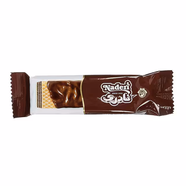 ویفر با روکش کاکائویی نادری 25 گرمی