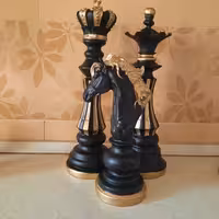 دکوری مهره شطرنج مجموعه سه تایی