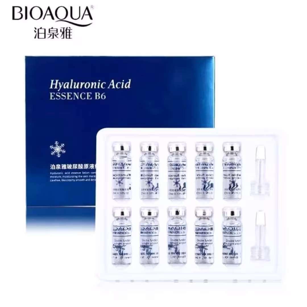 پک ویال هیالورونیک اسید ویتامین کمپلکس B6 بیوآکوا
BIOAQUA HYALURONIC ACID VITAMIN COMPLEX B6

