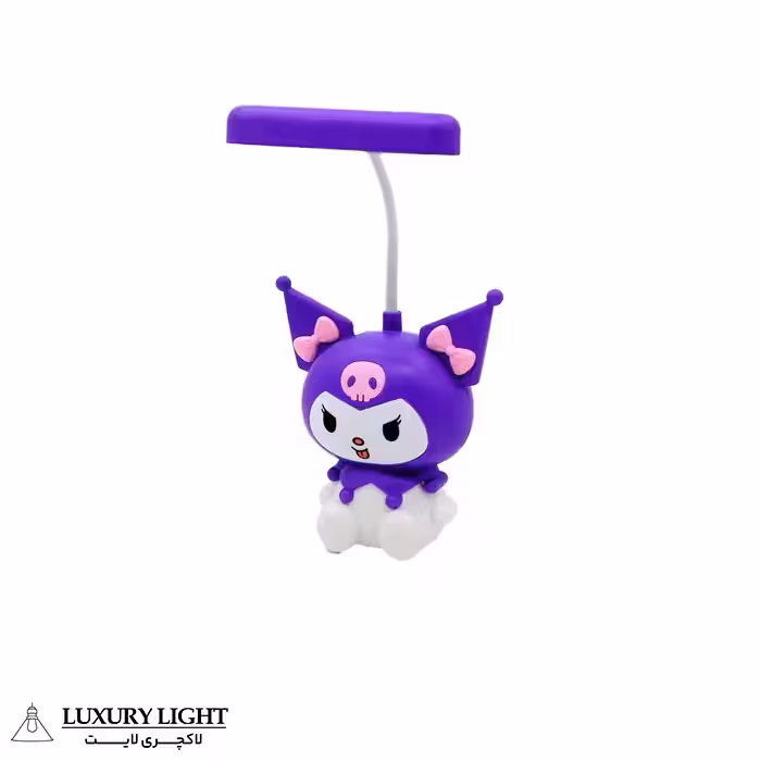 چراغ مطالعه مدل شارژی کرومی نشسته تراش دار