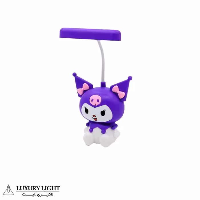 چراغ مطالعه مدل شارژی کرومی نشسته تراش دار