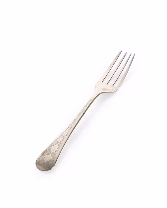 چنگال غذا خوری قدیمی کد 3