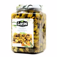 زیتون بدون هسته کبابی گریل شده لوراس (2200 گرم) loras