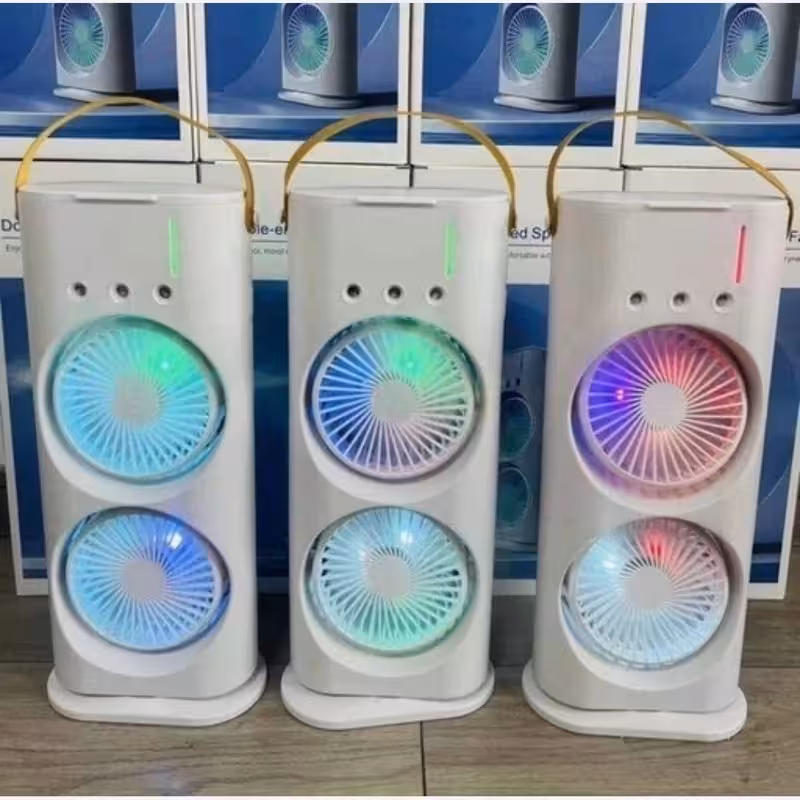 کولر مه پاش RGB دار چرخش 180 درجه دارای کنترل 3 سرعته