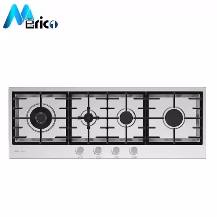 گاز رومیزی کن کد RUBY چهار شعله خطی استیل