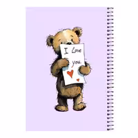 دفتر مشق 80 برگ اس جی مدل تدی عاشق