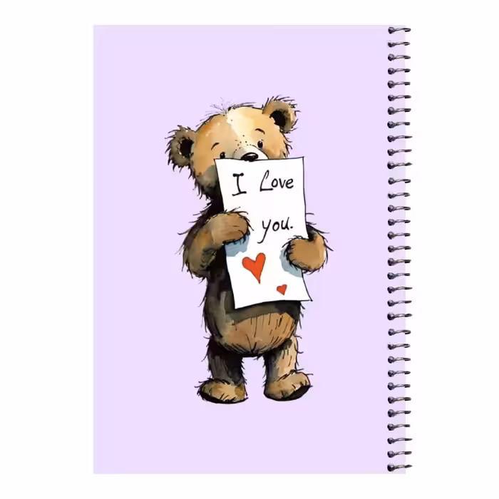 دفتر مشق 80 برگ اس جی مدل تدی عاشق