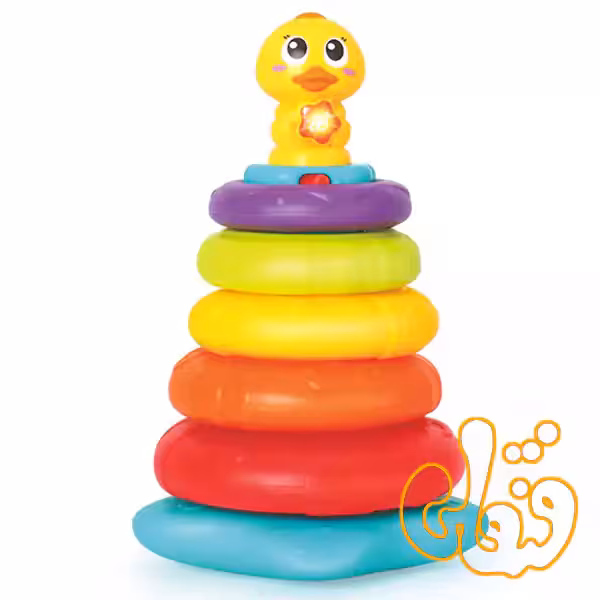 حلقه هوش اردک رنگین کمانی موزیکال هولی تویز 2101