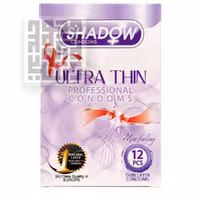 خرید کاندوم شادو مدل ULTRA THIN فوق نازک بسته 12 تایی