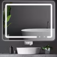 آینه نور دار مستطیل سند بلاست 60x80