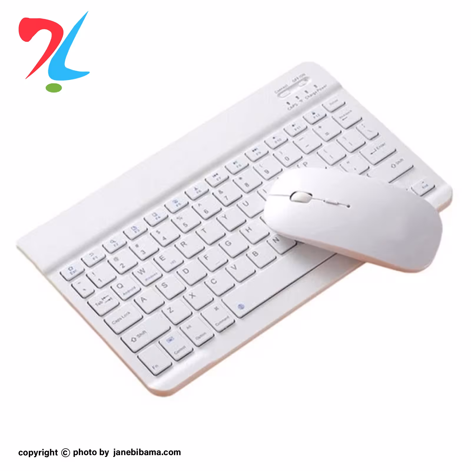 ست ماوس و کیبورد بلوتوثی KIT - سفید