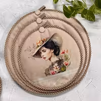 ست 3تایی دمکنی مخمل الیزا - طرح 71