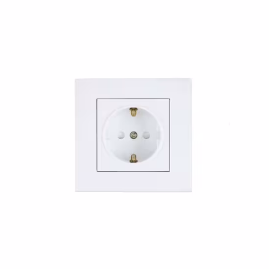 مکانیزم پریز ارتردار با مغزی پلاستیکی پارت الکتریک مدل تابش PE5155