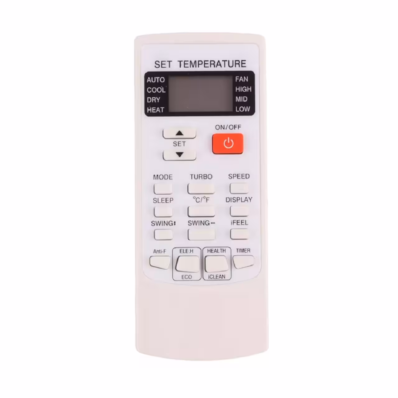 ریموت کنترل جنرال مخصوص کولر گازی مدل 009