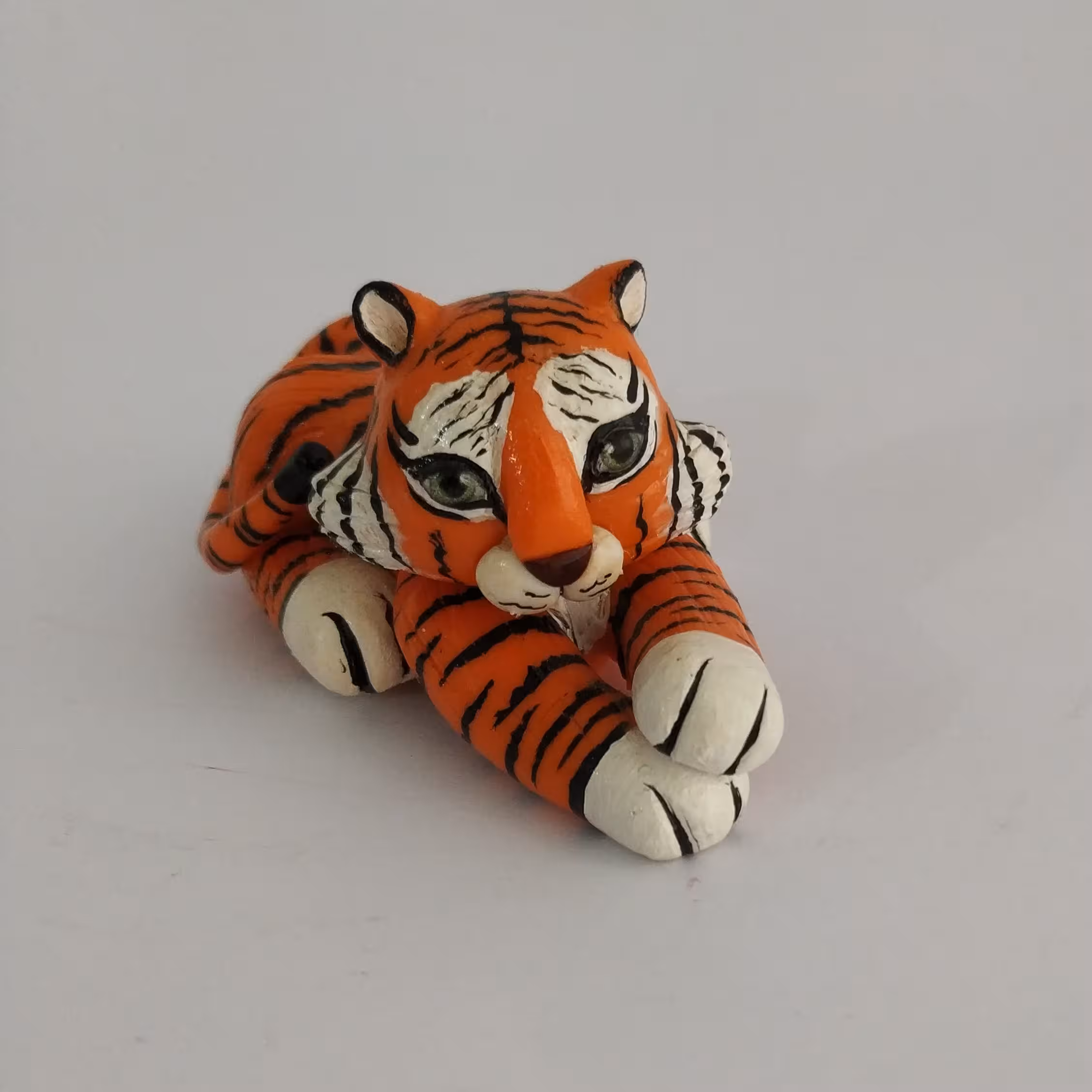 مجسمه ببر نارنجی 7سانتیمتر