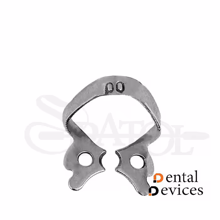 کلمپ رابردم پرمولر پایین باطوق کوچک no.00 دنتال دیوایسDental Devices