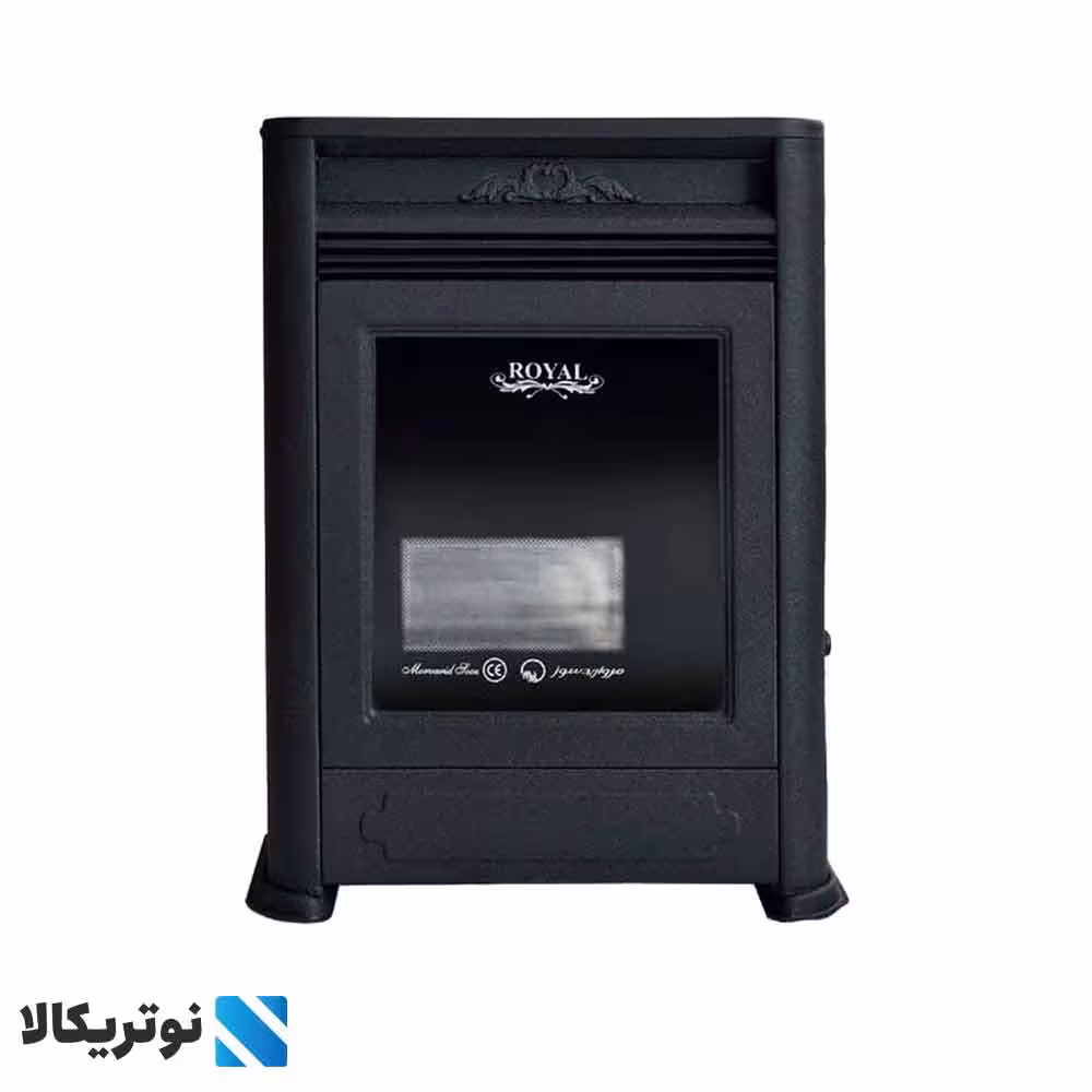 بخاری گازی مروارید سوز شرق طرح شومینه رویال مدل 8000