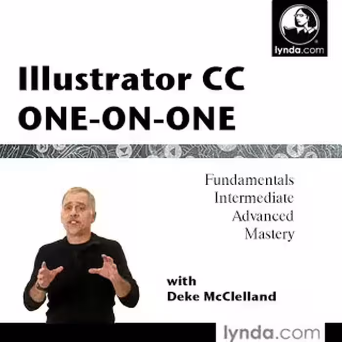 مجموعه کامل و بی نظیر تمام آموزش های Illustrator CC One-on-One از موسسه لیندا