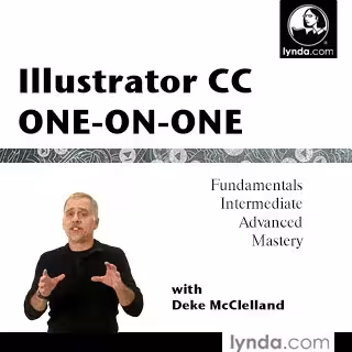 مجموعه کامل و بی نظیر تمام آموزش های Illustrator CC One-on-One از موسسه لیندا