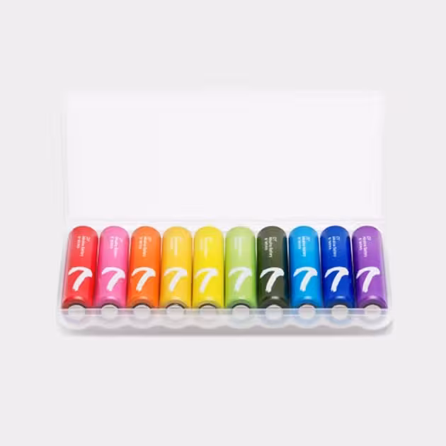 باتری نیم قلمی آلکالاین شیائومی مدل ZI7 بسته 10 عددی