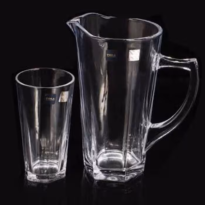 پارچ و لیوان ویولا