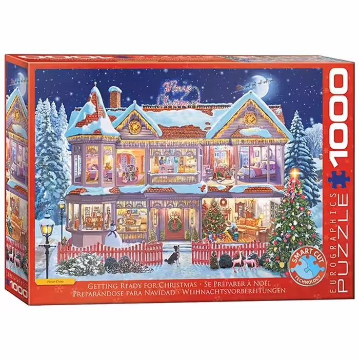پازل 1000 تکه یوروگرافیکس Eurographics طرح در آستانه‌ی کریسمس
