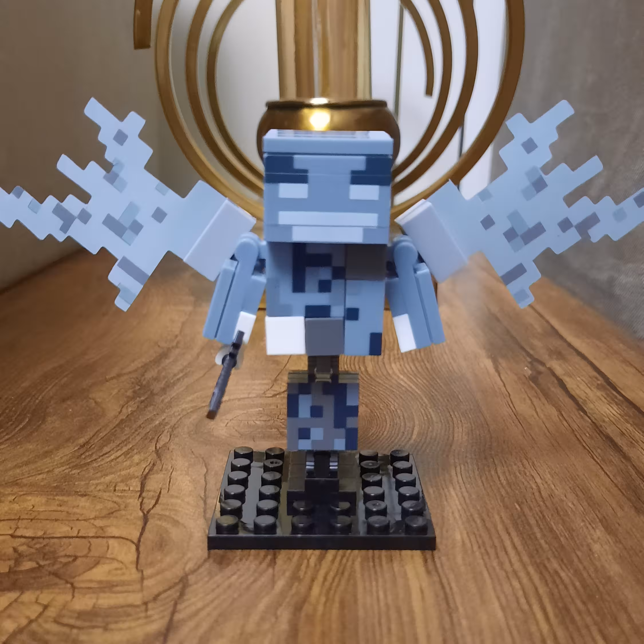 لگو هیولای مانکرافت آبی