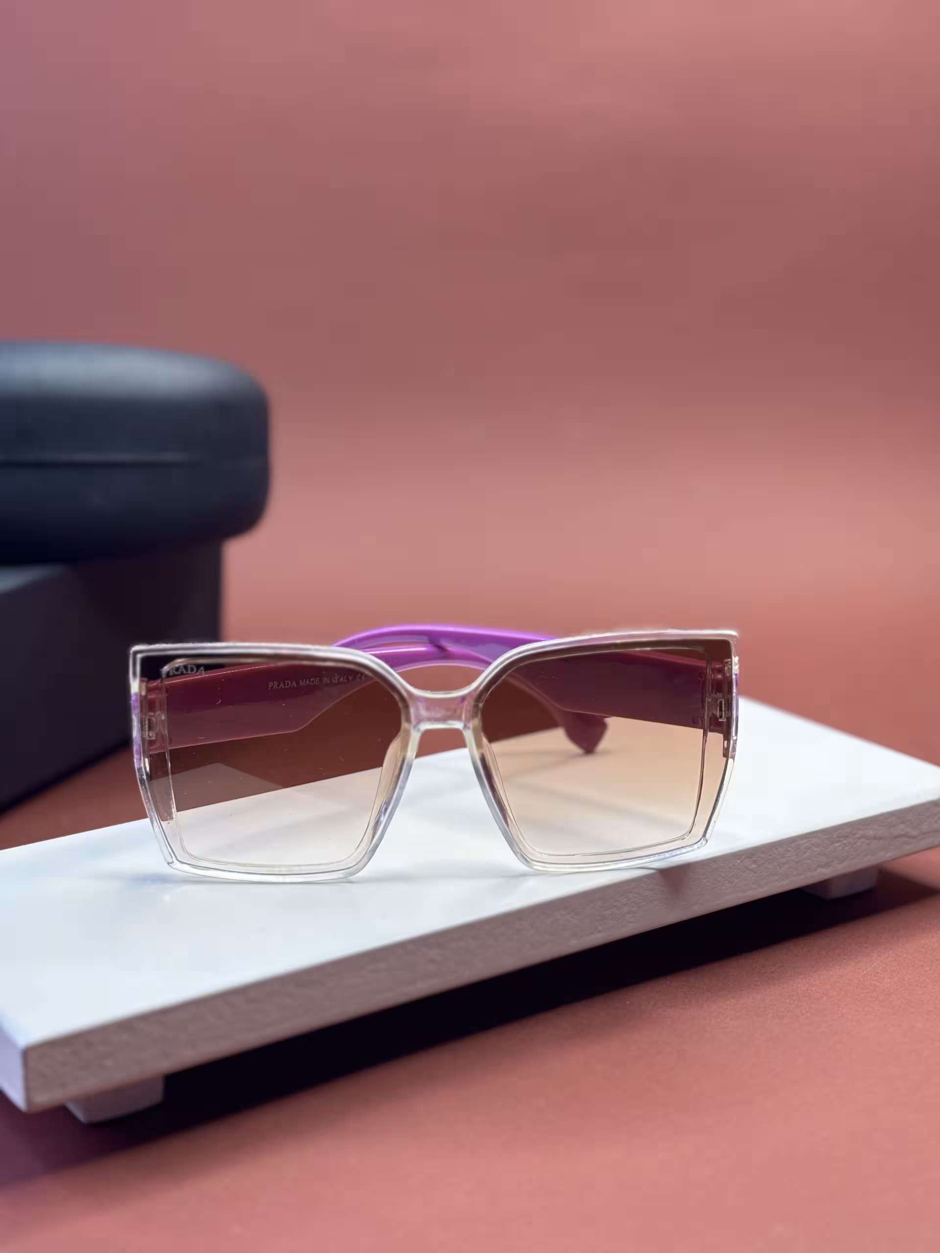 عینک آفتابی اورجینال PRADA پرادا زنانه دخترانه باکیفیت یاسی ترند یووی 400