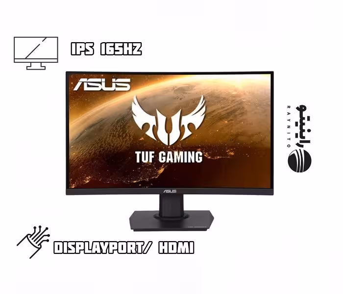 مانیتور ایسوس TUF Gaming VG24VQE Curved 24 inch Monitor