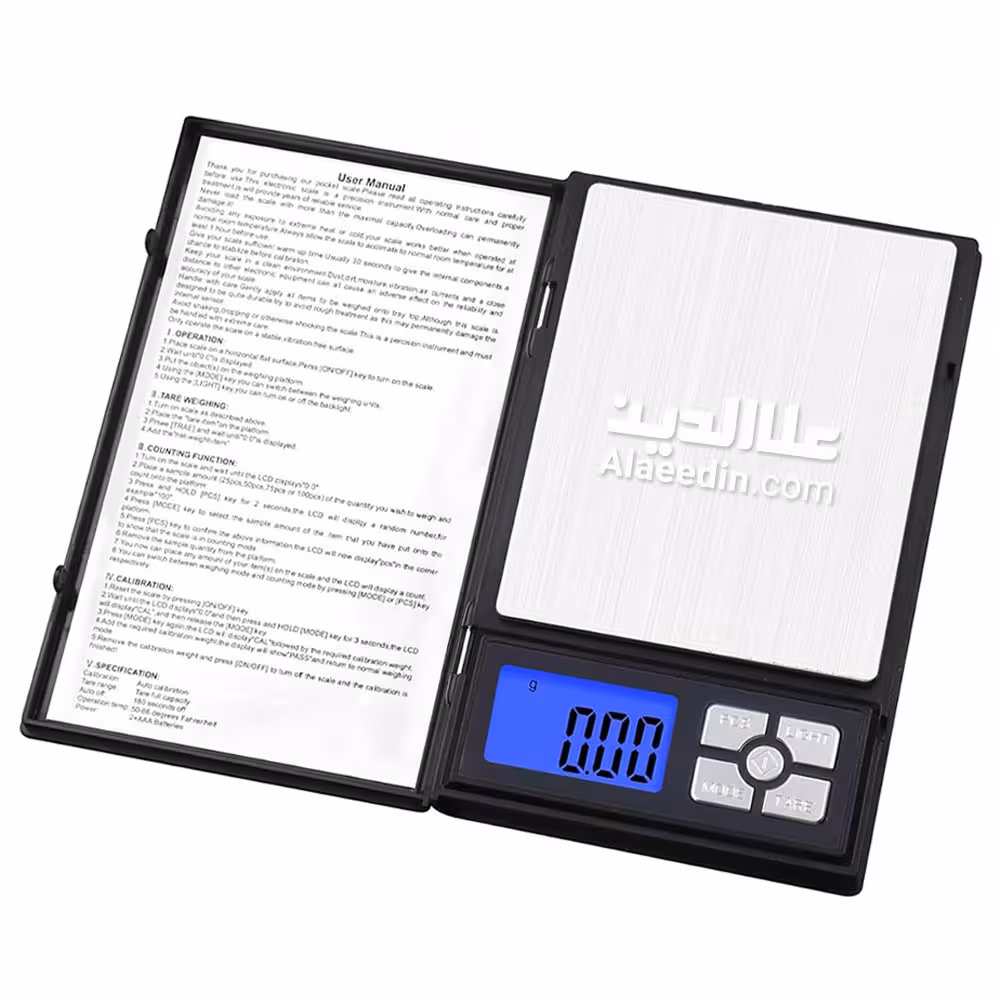 ترازو مدل نوت بوک ترازو مثقالی گرمی مدل Note Book