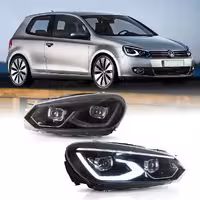 جفت چراغ اسپرت جلو گلف GTI 2008-2014