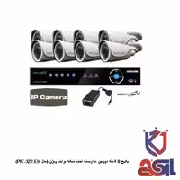 پکیج 8 کاناله دوربین مداربسته تحت شبکه برایت ویژن (مدل PIC-322-EH)