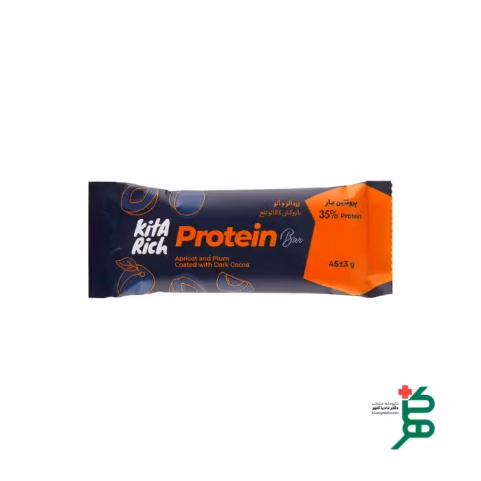 پروتئین بار حاوی زردآلو و آلو خشک کیتا ریچ