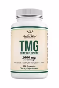 کپسول تی ام جی(TMG) 1000میلی گرم DOUBLE WOOD - بسته 180 عددی