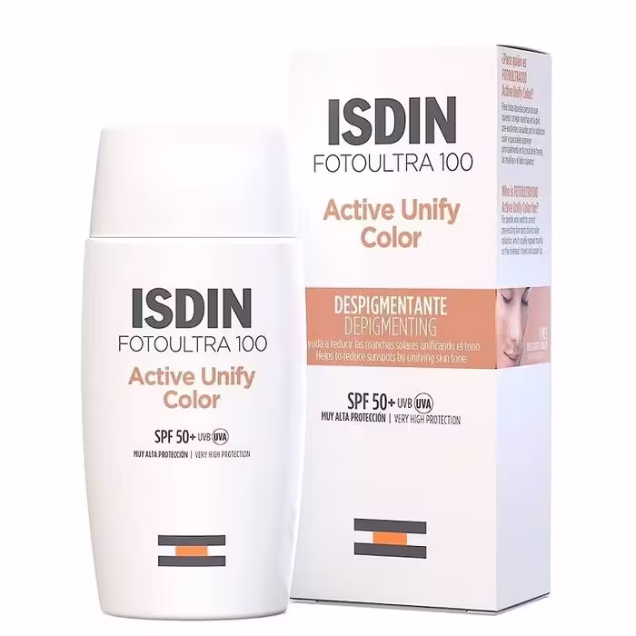 کرم ضد آفتاب رنگی ایزدین Active Unify مناسب انواع پوست، حجم 50mL