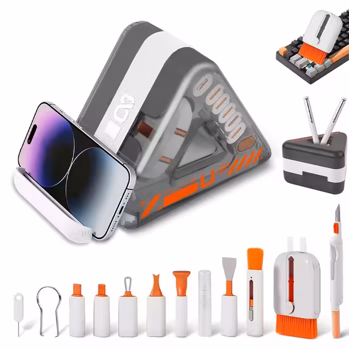 کیت تمیزکننده چند منظوره 22 در 1 گرین Green 22-in-1 Multi-Functional Cleaning Kit