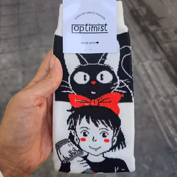 جوراب فانتزی طرح  کارتونی کد 36