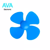 ملخ 4 پر مرغوب 60mm آبی